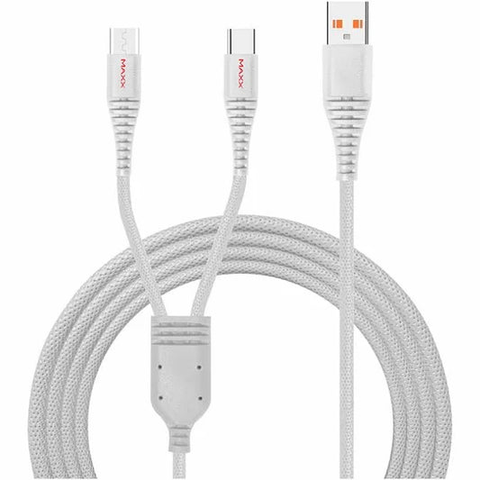 C & B type charging cable 2 in 1 in poly